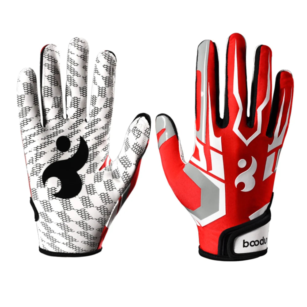 Baseball Batting Gloves, Breathable Sports Gloves with Anti-Slip Silicone Palm for Men Training Game
