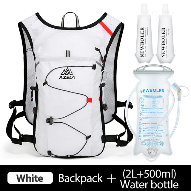 NEWBOLER Breathable Hydration Vest Trail Running Backpacks Lightweight Cycling Run Jogging Marathon Backpack Riding Climbing Bag