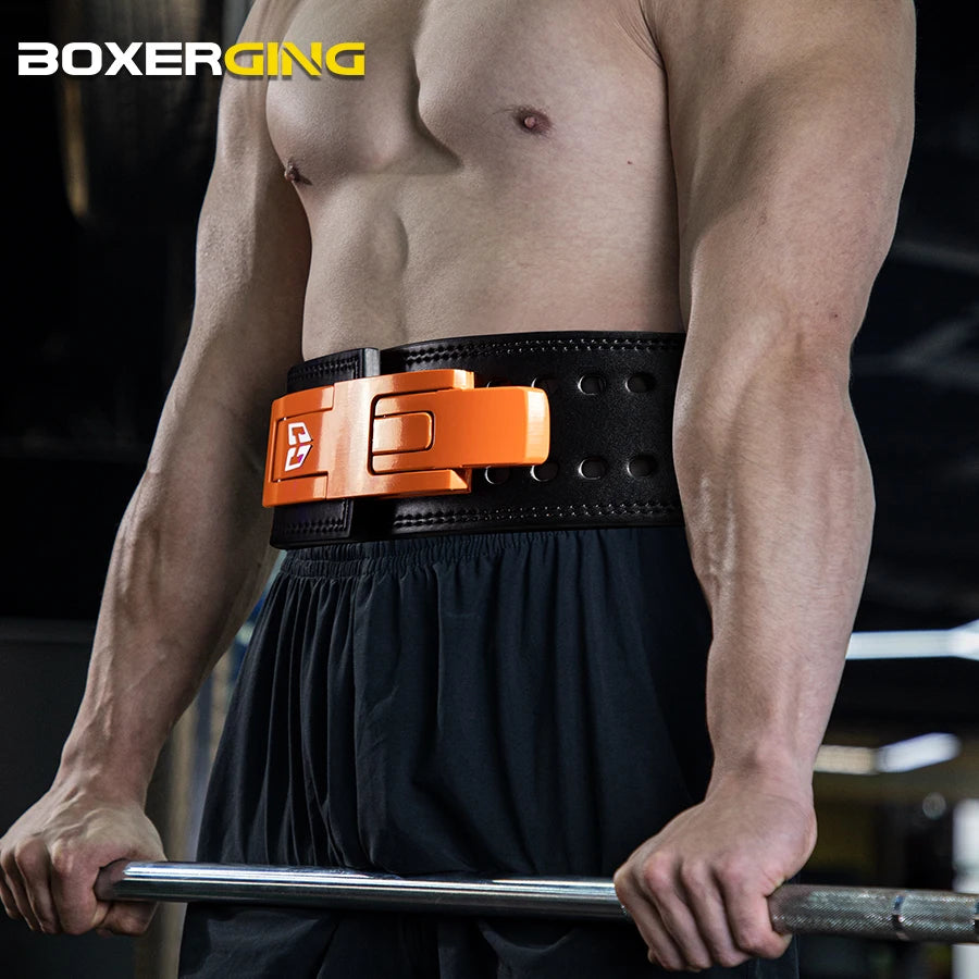 Adjustable Weightlifting Belt, Lever Powerlifting Belt,Gym Barbell,Squat Deadlift, Waist Support, Strength Training Lumbar Brace