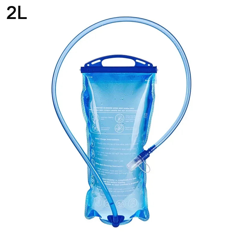 Water Reservoir Water Bladder Hydration Pack Storage Bag 1.5L 2L 3L Running Hydration Vest Backpack for Camping Hiking Climbing
