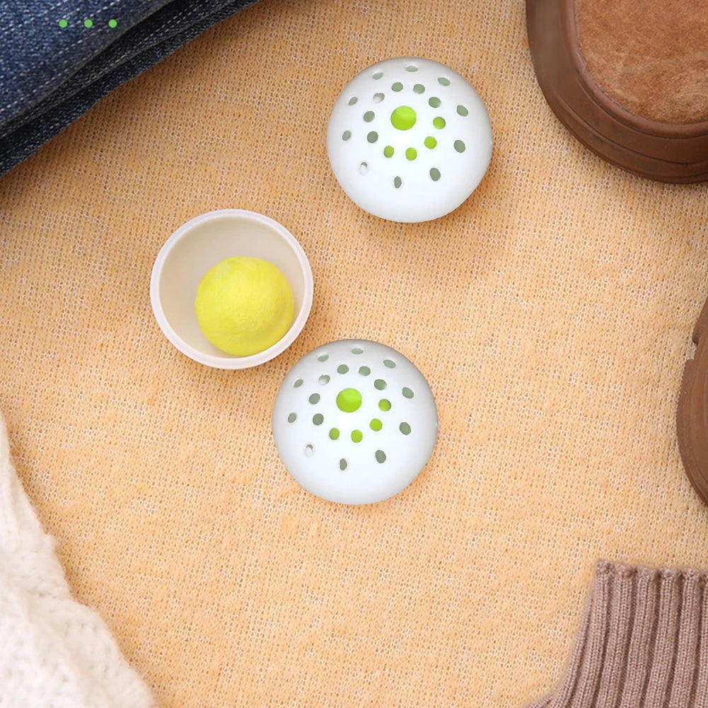 6-30pcs Deodorant Balls For Shoes Jasmine Scent Fresheners Footwear Shoe Closet Toilet Deodorization Long-lasting Aromatic