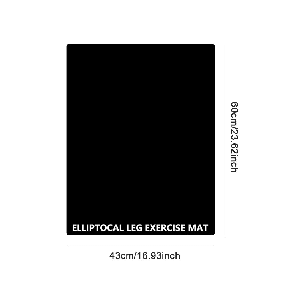 Ellipse Leg Exerciser Machine Mat Non-Slip Foot Pedal Exerciser Mat Soft Stepper Floor Mat Enhance Stability for Fitness Sports