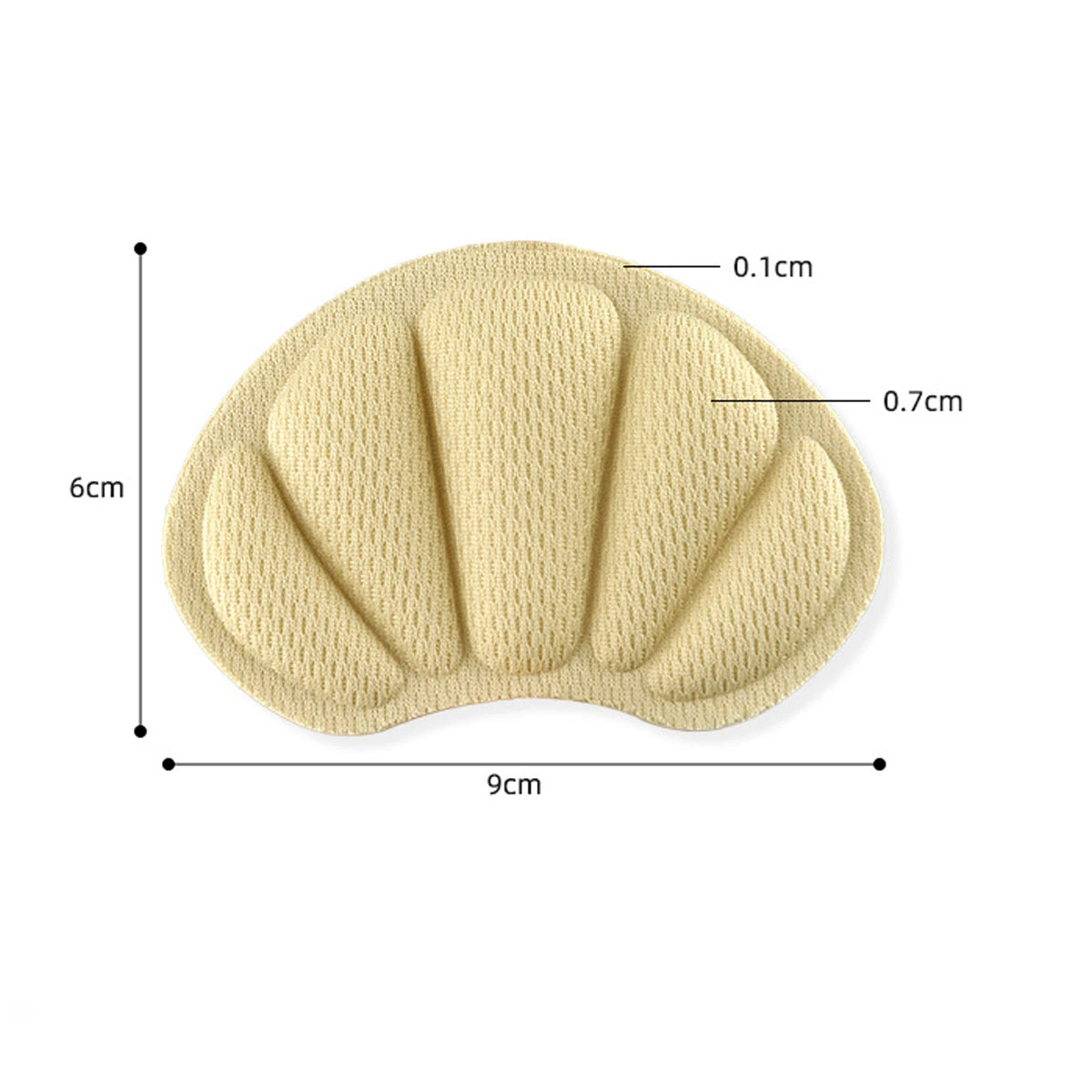 4 PCS Heel Insoles Patch of Heel Pads Relieve pain for Too Large Shoes, Heel Cushion Inserts, Heel Pads,Self-Adhesive Heel Grips