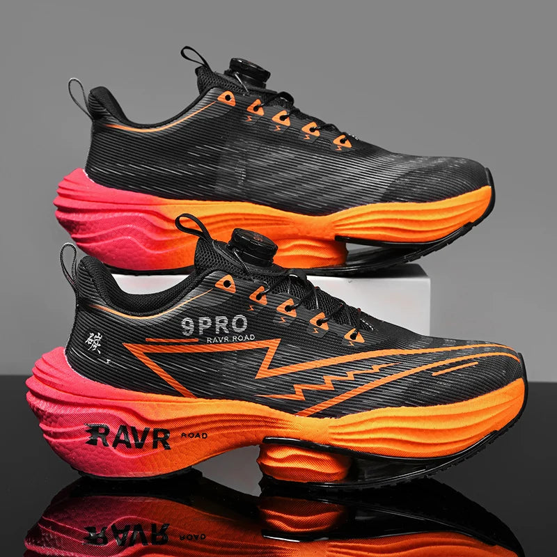 2025 New Men's Running Shoes Cushioning Carbon Plate Racing Marathon Athletic Shoes Comfortable Non-slip Sports Tennis Shoes