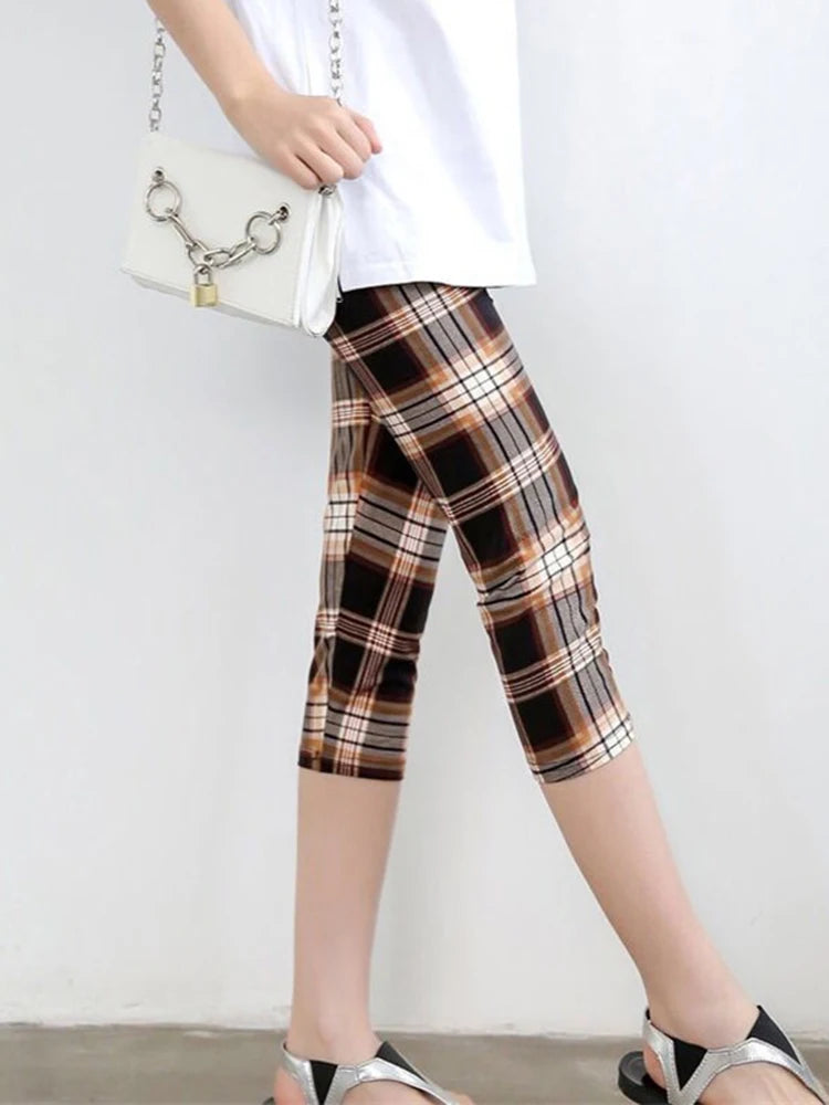 CUHAKCI Fitness Leggins Polyester Capris Workout Trousers Camouflage Printed Leggings Sexy Women Lady Army Green High Elastic