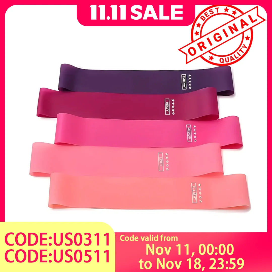 Yoga Resistance Band – TPE Material, Soft & High Elasticity, for Yoga & Glute Squats, Durable