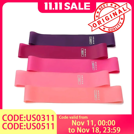 Yoga Resistance Band – TPE Material, Soft & High Elasticity, for Yoga & Glute Squats, Durable