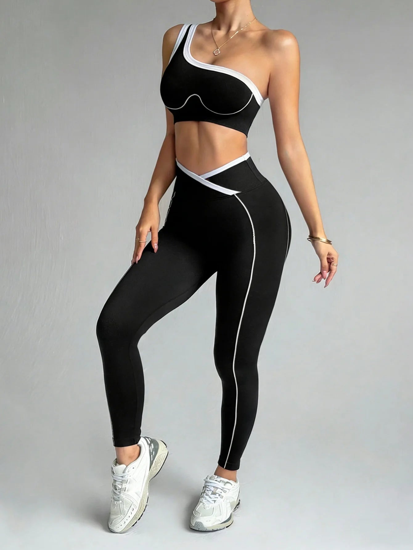 2 pcs Women's Seamless Yoga Sets Sport Leggings Bra Sportswear Woman Gym Outfit Workout Set High Waisted Yoga Clothes Activewear