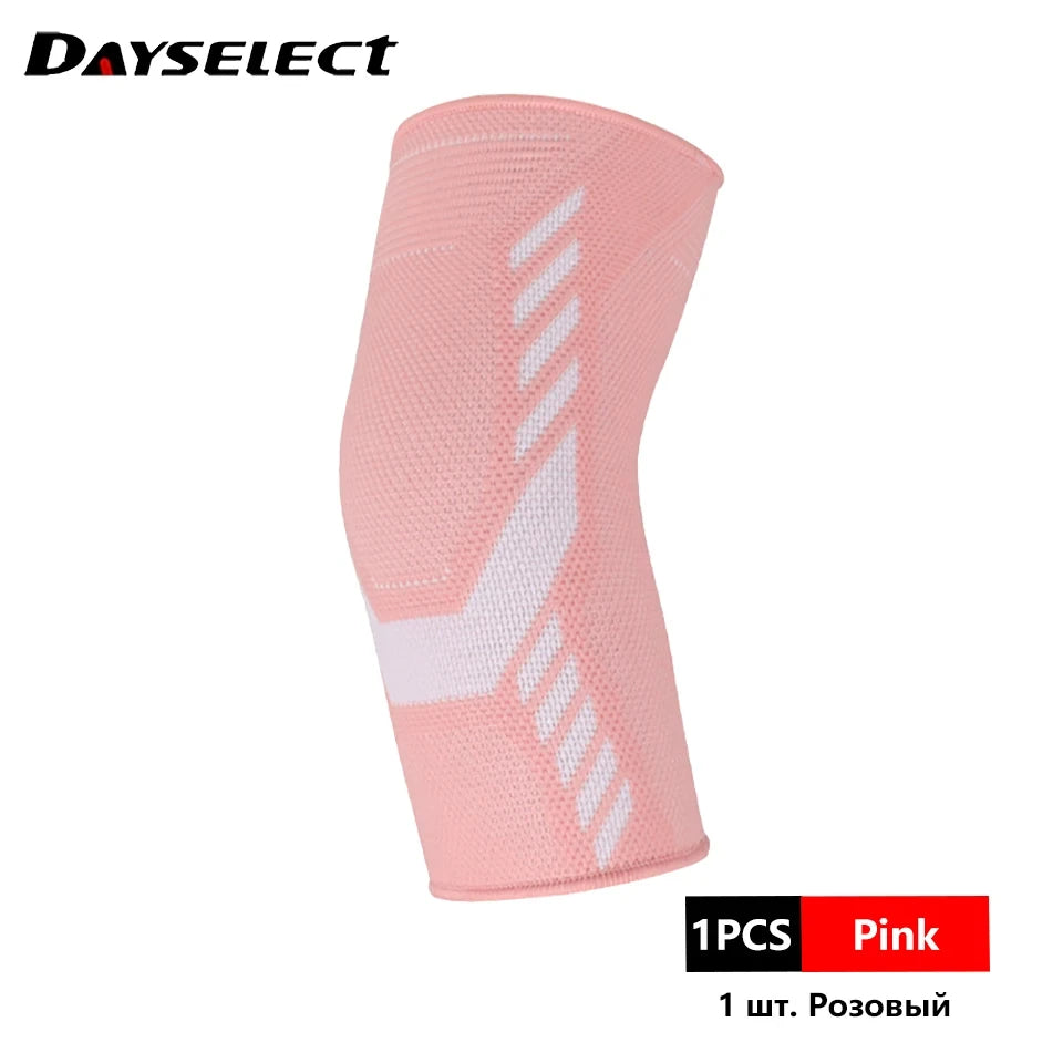 1Pcs Elbow Support Elastic Gym Sport Elbow Protective Pad Absorb Sweat Sport Basketball Volleyball Tennis Arm Sleeve Elbow Brace