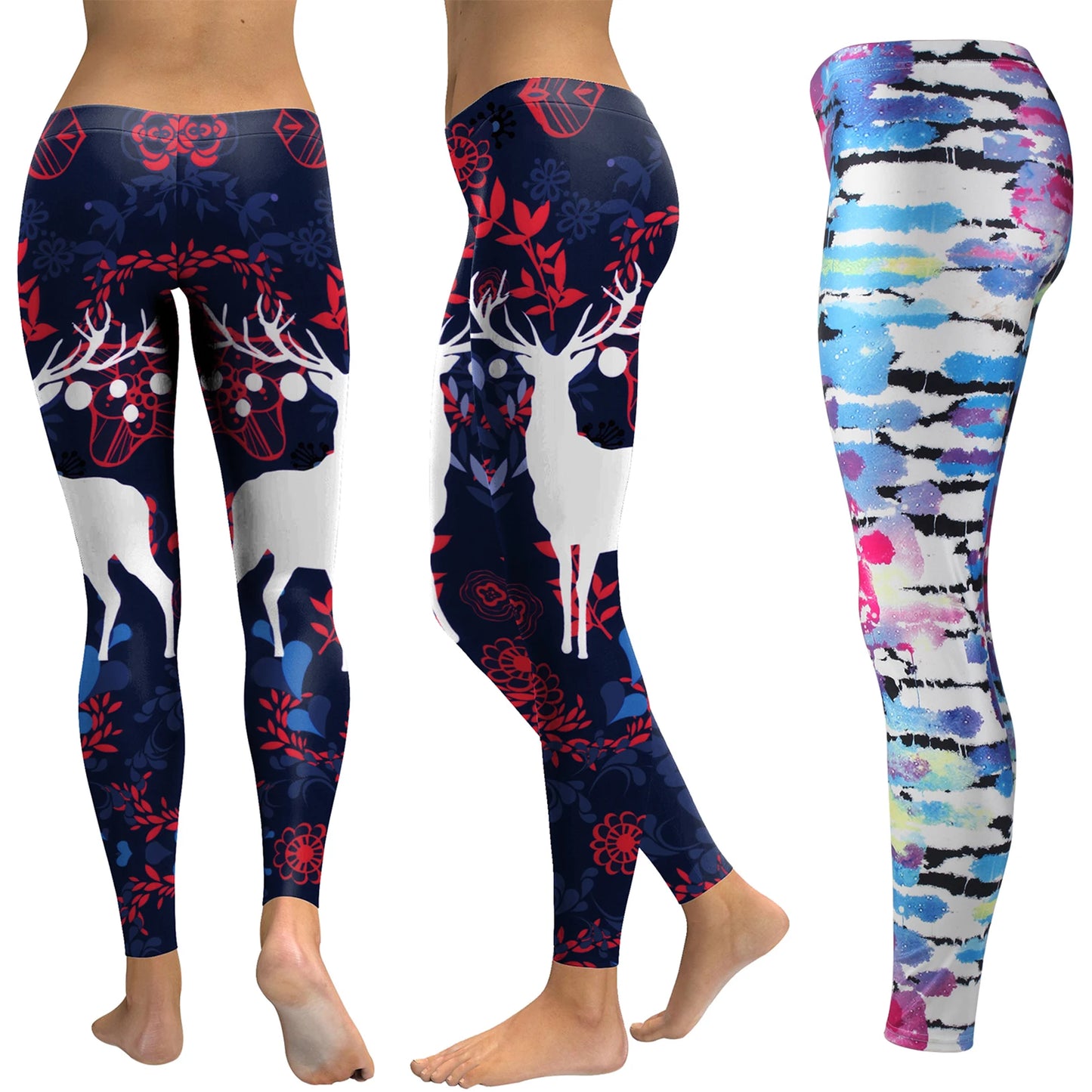 Sports Tights 2025 Halloween Yoga Pants Hign Waist Sexy Yoga Elastic Slim Fitness Gym Sport Workout Women's cycling Leggings