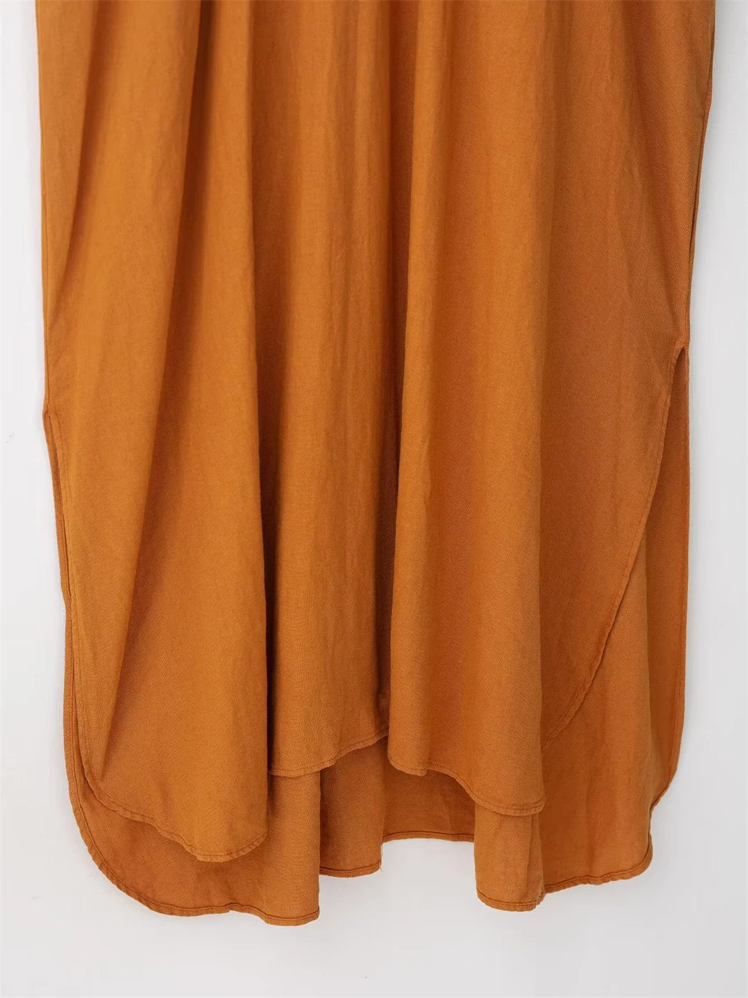 2025 New Women's Dresses Women's New Fashion Linen Long Shirt Style Dresses Elegant
