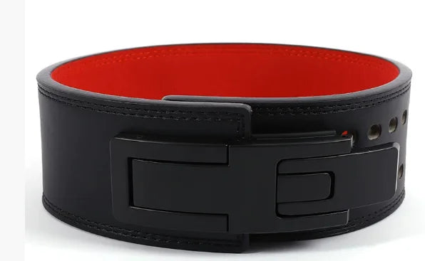 Cowhide Waist Belt Powerlifting Fitness Strong Pull Squat Training Leather Waist Support Bodybuilding Lifting Gym Weightlifting