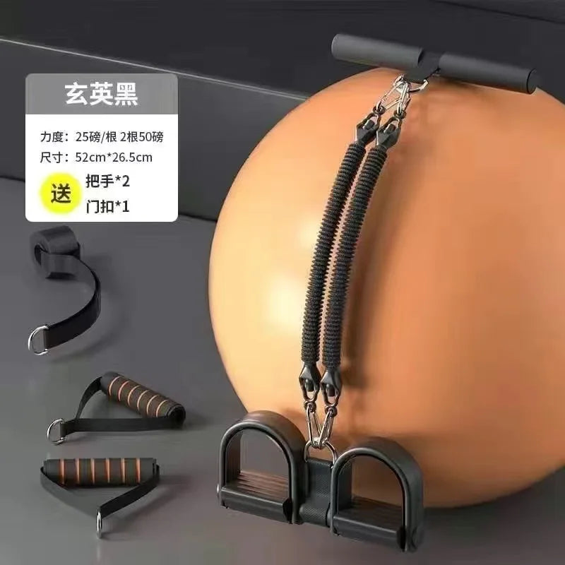 Pedal Tension Rope Back Abdominal Waist Strength Training Pull Rope Gym Equipment Hand expander