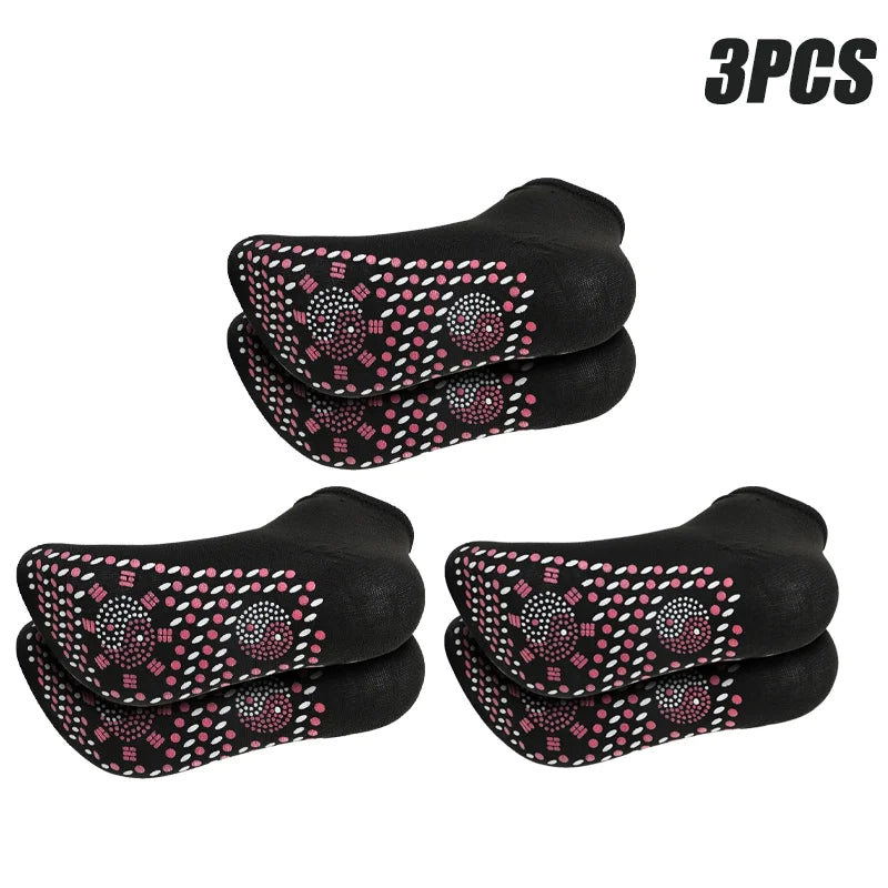 1-10pairs Tourmaline Self-Heating Socks Winter Warm Thermal Health Care Socks Floor Socks Absorption Deodorant  Warm Socks