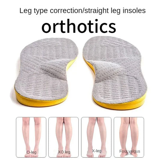 2025 Orthotic Insole For Flat Feet Arch Support Orthopedic Shoes Sole Insoles For Feet Men Women O/X Leg Corrected Care Pad