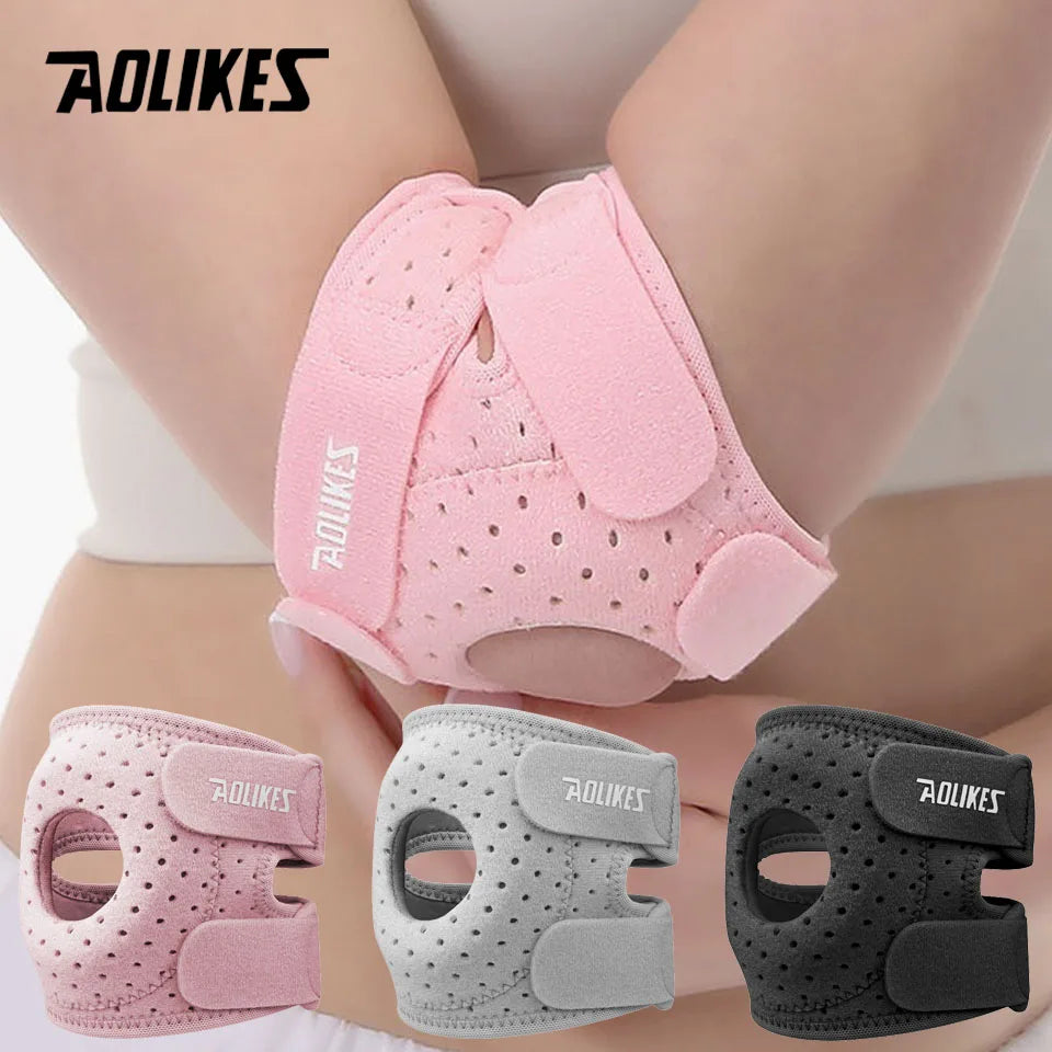AOLIKES 1PCS Elbow Compression Sleeve,Elbow Brace for Tennis Elbow for Women & Men, Elbow Sleeve for Tennis, Golfer, Badminton