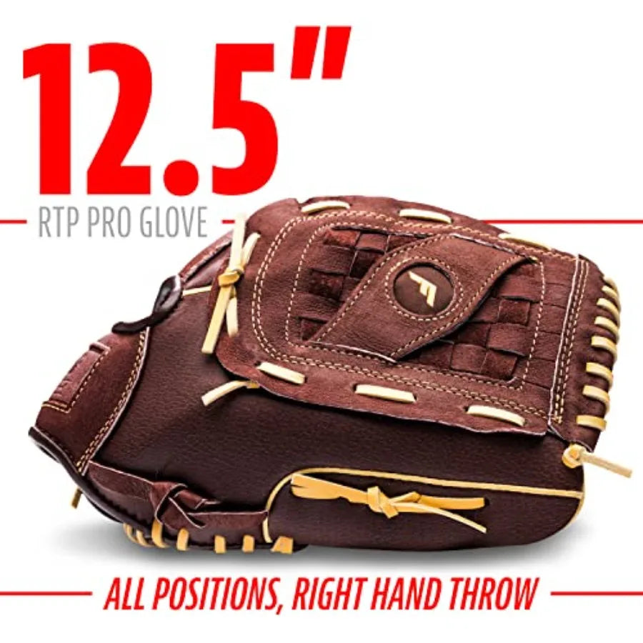 Baseball Gloves - RTP Pro Adult + Baseball Mitt - Outfield + Infield Gloves