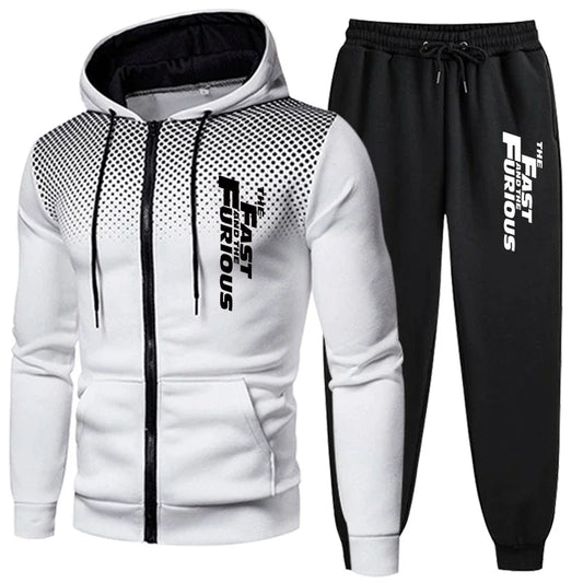 Hot Sale Men's Tracksuit Hooded Casual Single Piece Zipper Sweatshirt And Daily Single Sweatpants Comfort Outdoor Jogging Sports