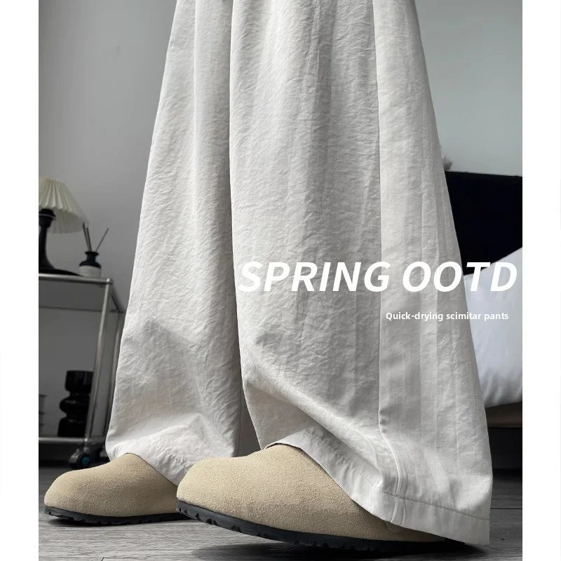 Women's pants with breathable fabric, high waist, comfortable fit, and an elegant commuter style