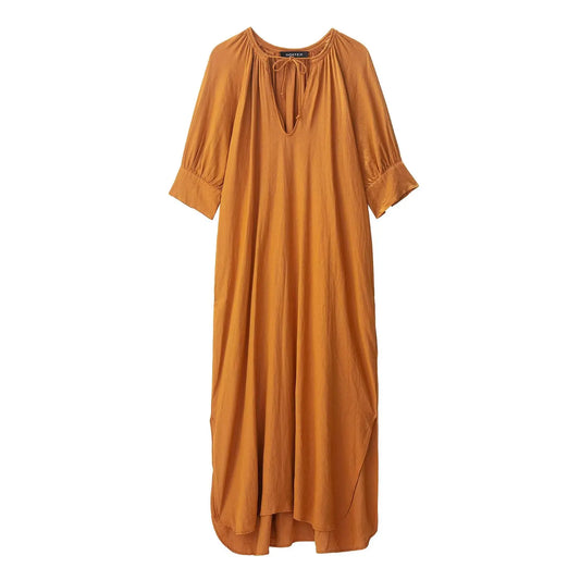 2025 New Women's Dresses Women's New Fashion Linen Long Shirt Style Dresses Elegant