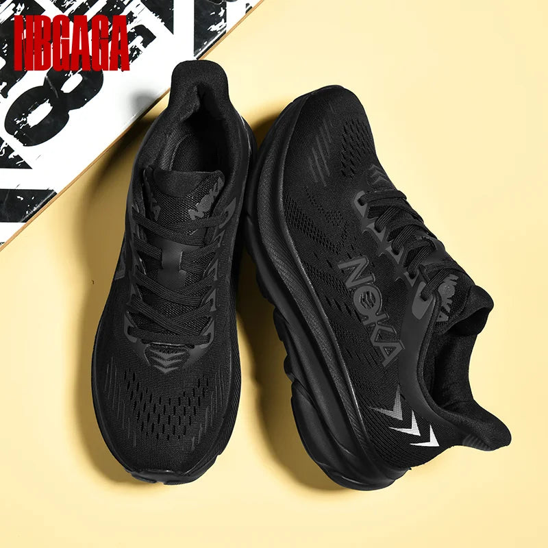 Men's Casual Sneakers Breathable Mesh Athletic Lightweight Comfortable Running Shoes Cushioning Non-Slip Outdoor Walking Shoes