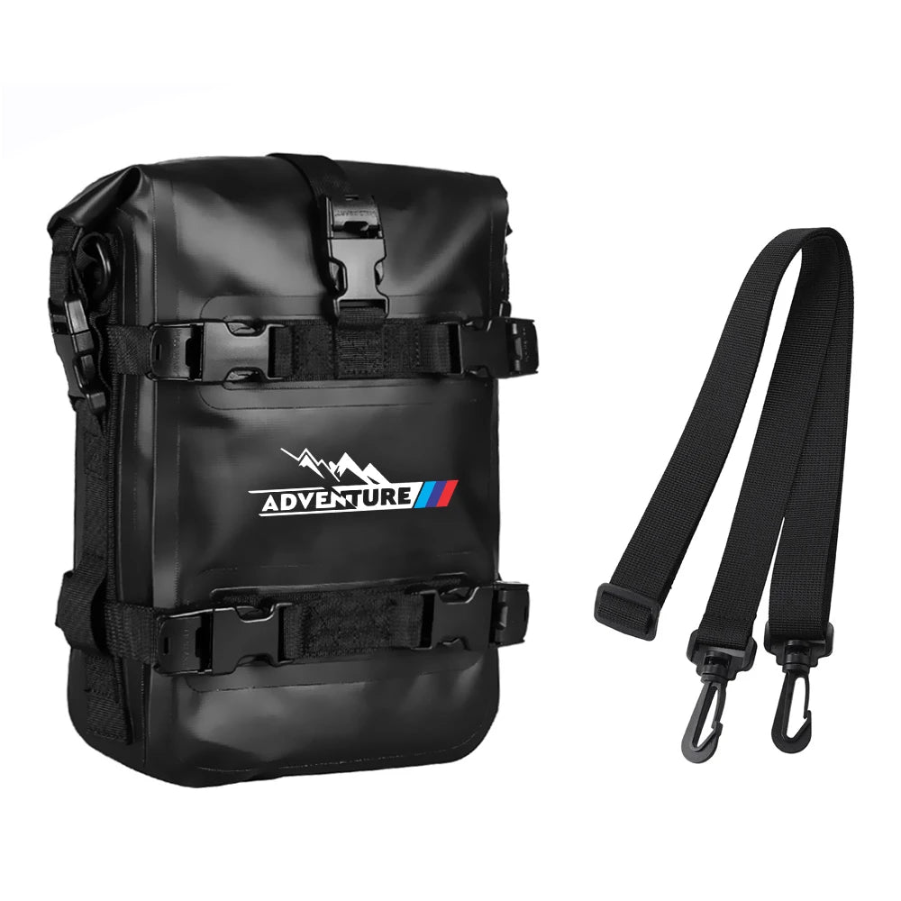 For BMW R1200GS R1250GS F850GS F700GS F900R ADV Motorcycle Bumpers Bag Waterproof 8L Side Frame Crash Bar Bag Tools Storage Bags
