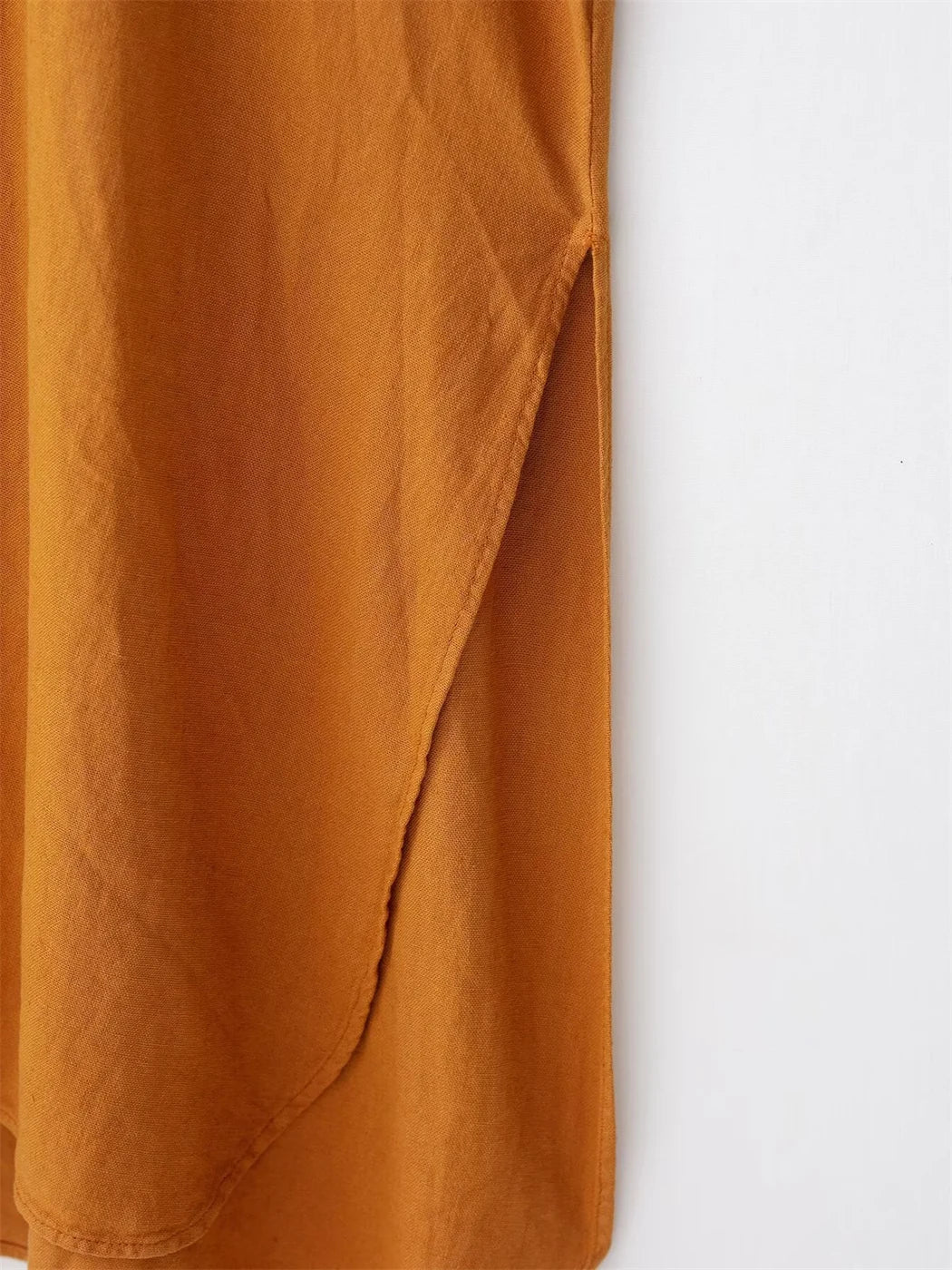 2025 New Women's Dresses Women's New Fashion Linen Long Shirt Style Dresses Elegant