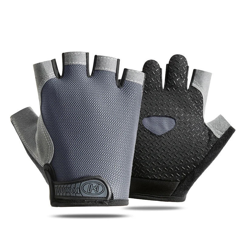 Weightlifti Gym Gloves Fitness Training Fingerless Women Men Bodybuilding Exercise Sports Gloves Cycling Anti Slip Breathable