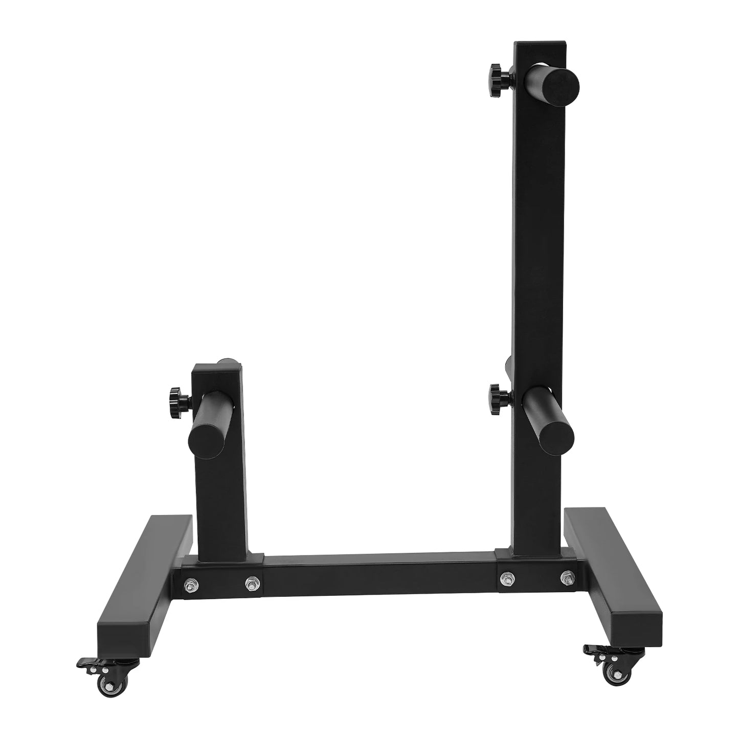 500kg/1102.3lbs  Weight Plate Rack Tree, Weight Plate Storage with Universial Wheels 2mm/0.08in Thickness