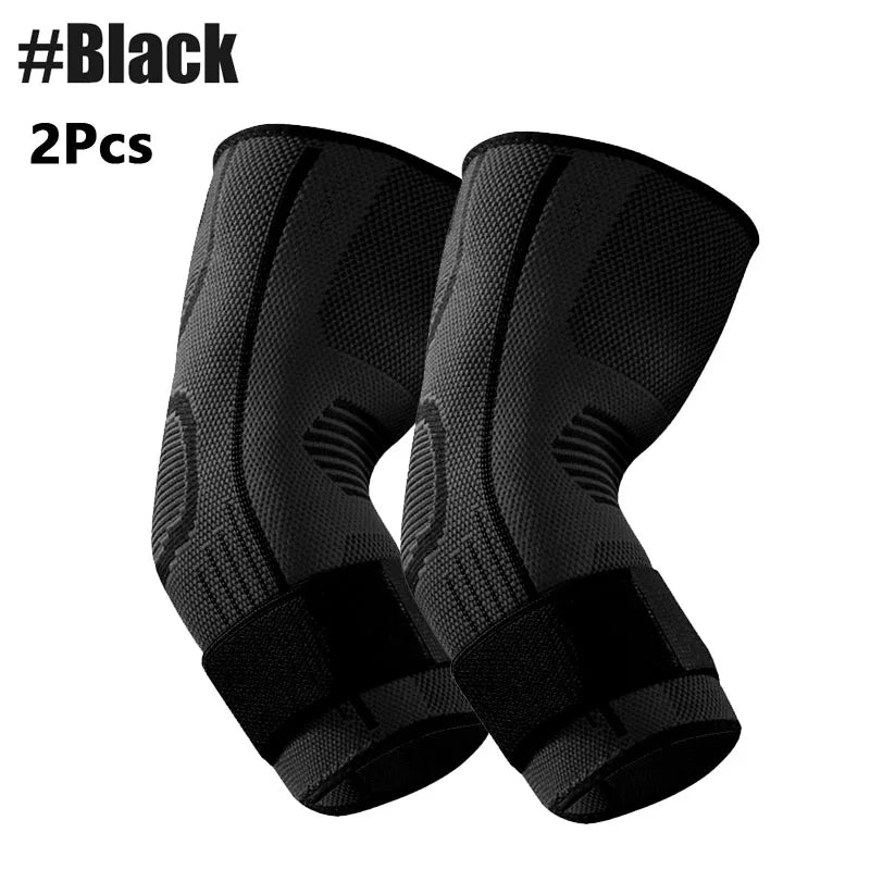 2PCS Elbow Brace for Tennis Elbow & Tendonitis Relief, Elbow Compression Sleeve for Men and Women, Support for Gym, Sports