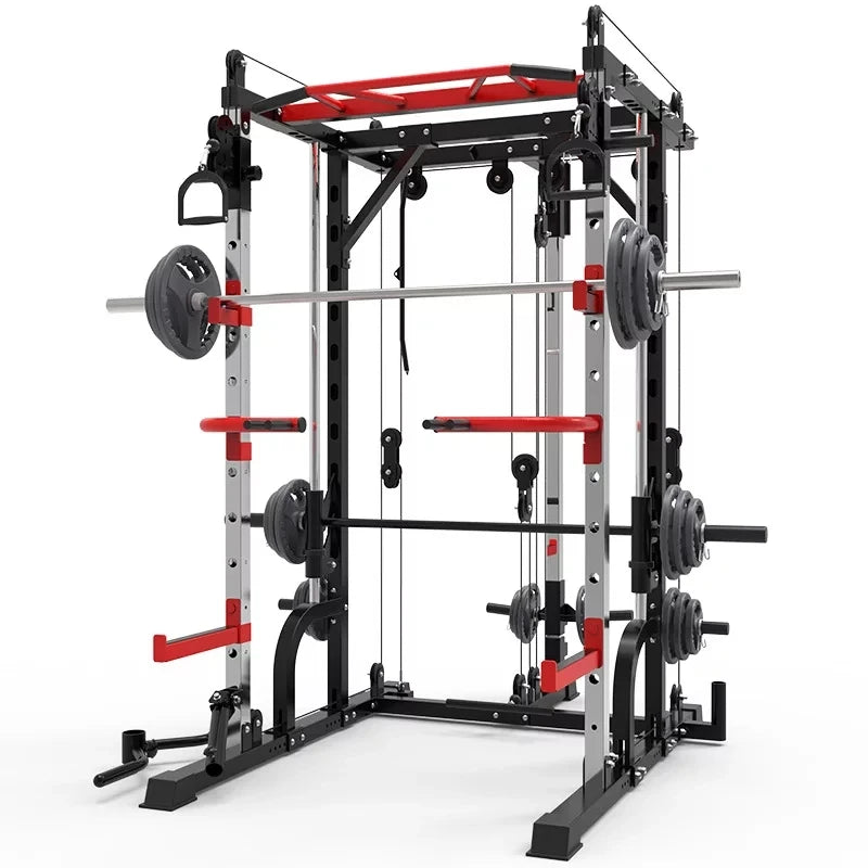 MIYAUP-Multifunctional Weightlifting Sport Equipment, Smith Machine, Cable Crossover, Fitness Frame