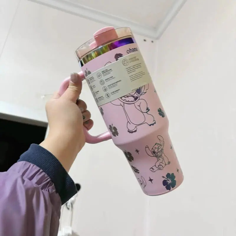 New Cute 40oz Stainless Steel Insulated Cup 1180ml 304 Stainless Steel Vacuum Insulated Car Coffee Cup Sports Outdoor Travel