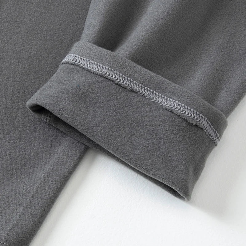 1/3/4 Pcs Men's Autumn And Winter Solid Color Warm Pants Slim Autumn Pants Comfortable Pants Men's Winter Plus Size 5XL Leggings