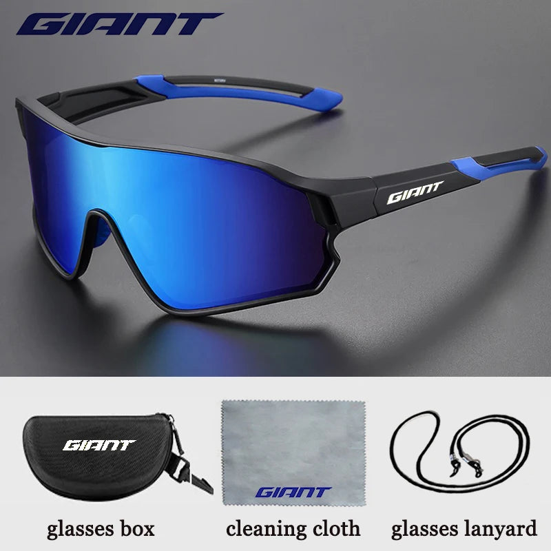 Giant cycling HD vision anti sweat and anti fog cycling glasses  men's and women's sunglasses, outdoor sports with case