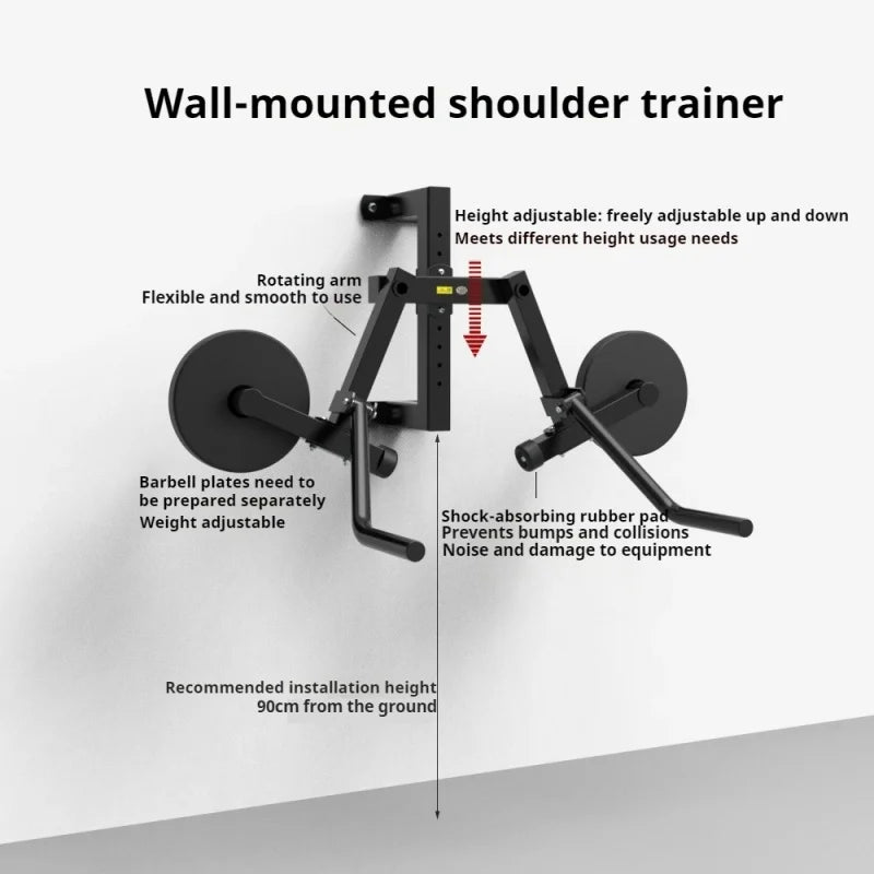 Shoulder trainer wall-mounted arm lift shoulder lift arm level raise home fitness equipment Integrated Fitness Equipments