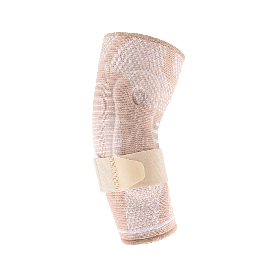 GTUBIKE 1Pcs Elbow Pads Silicone Compression Elbow Protection Sports Injuries 3D Knit Adjustable Elbow Support Tennis Basketball