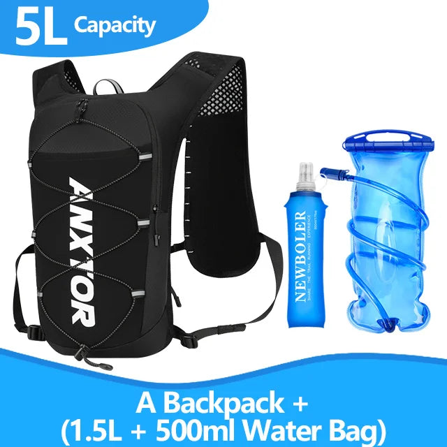 NEW Trail Running-ultra-light 5L Backpack, Running Hydration Vest, Marathon Can be used with 1.5L 500ML water bag.