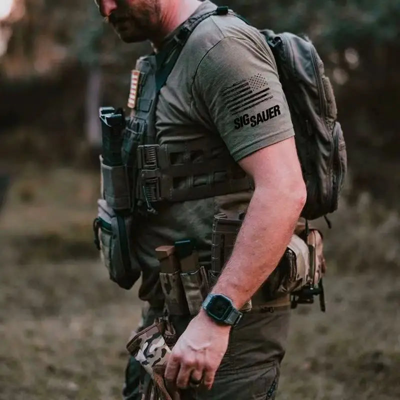 DEVGRU Neptune Spear Action SEAL Team 6 Tactical Military Fan Tough Guy Printed Cotton Short Sleeve Fitness T-Shirt Casual Top