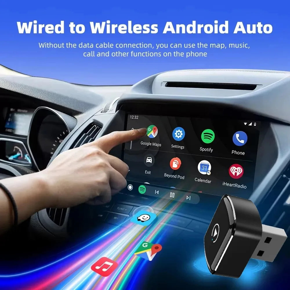 Wireless CarPlay Android Auto Adapter USB Dongle Smart Mini Box Plug and Play Universal for Volkswagen Toyota