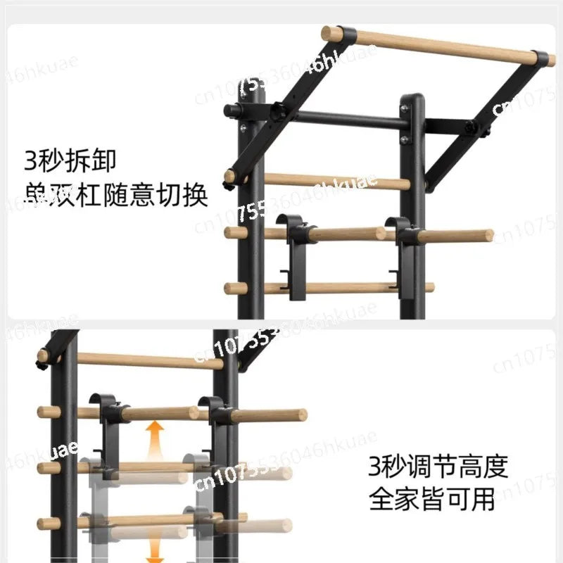 Home Fitness Equipment Rib Frame Horizontal Bar Material Pull-up Rehabilitation Dance Leg Stretches Indoor Exercise Equipment