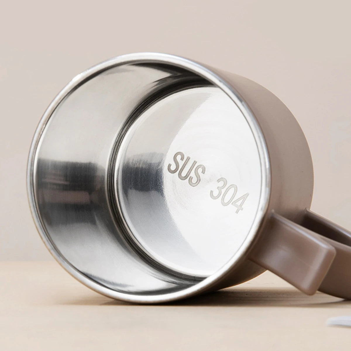 500ml Thermal Milk Coffee Cup With Handle 304 Stainless Steel Double-layer Insulated Mug Leak-proof Drinking Cup Drinkware