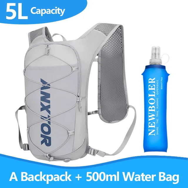 NEW Trail Running-ultra-light 5L Backpack, Running Hydration Vest, Marathon Can be used with 1.5L 500ML water bag.
