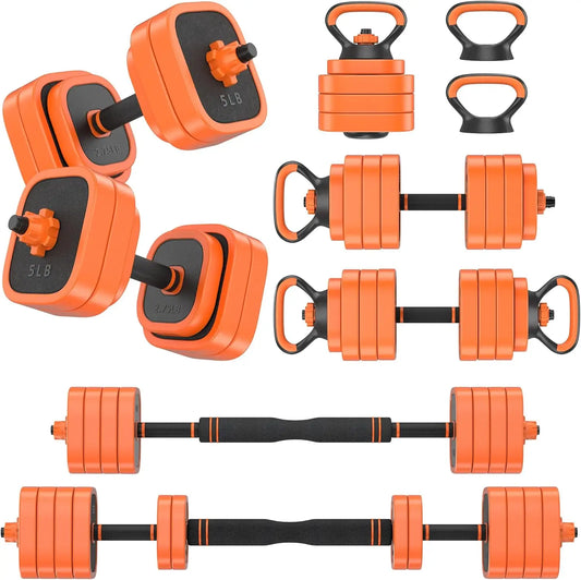 Adjustable Dumbbells Set, 45/65/85 lbs Free Weight Set with Connector, 4 in1 Dumbbells Set for Home Gym Workout