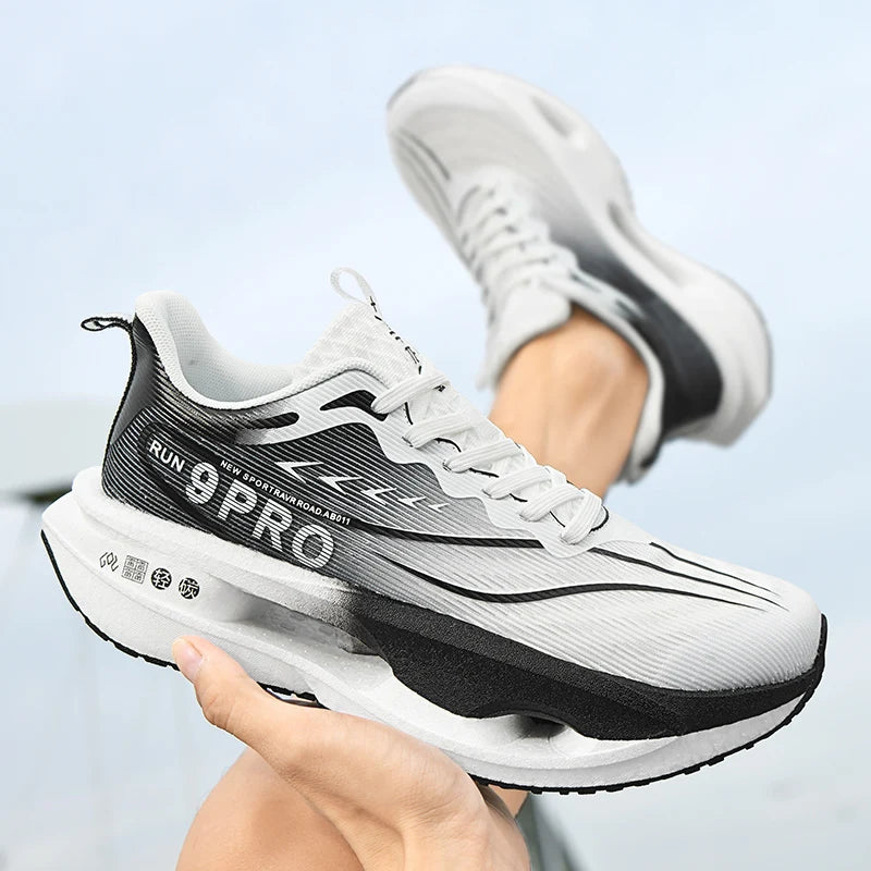Cushioning Running Shoes 9PRO for Men Carbon Board Sneakers Outdoor Training Sports Lightweight Breathable Shoes Women's 2025