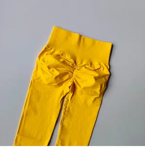 Seamless High Waisted Leggings Sport Through Yoga Hip Lifting Gym Running Quick Dry Pants Scrunch Butt Pants