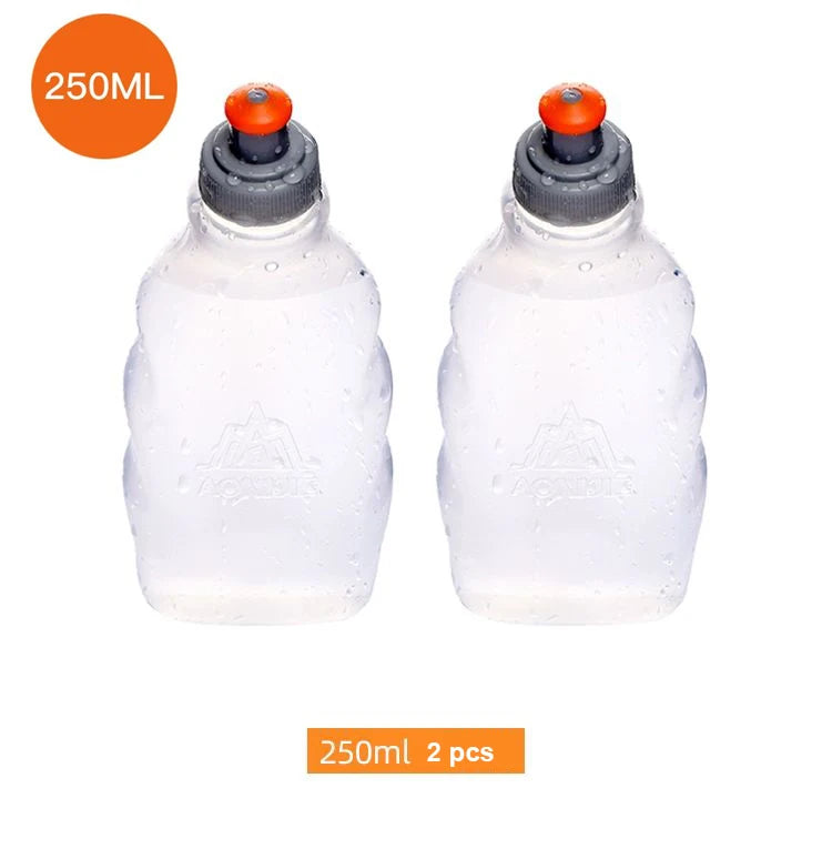 AONIJIE 170ML 250ML Water Bottle Flask Storage Container BPA Free For Running Hydration Belt Backpack Waist Bag Vest Camping