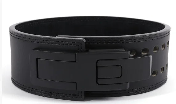 Cowhide Waist Belt Powerlifting Fitness Strong Pull Squat Training Leather Waist Support Bodybuilding Lifting Gym Weightlifting