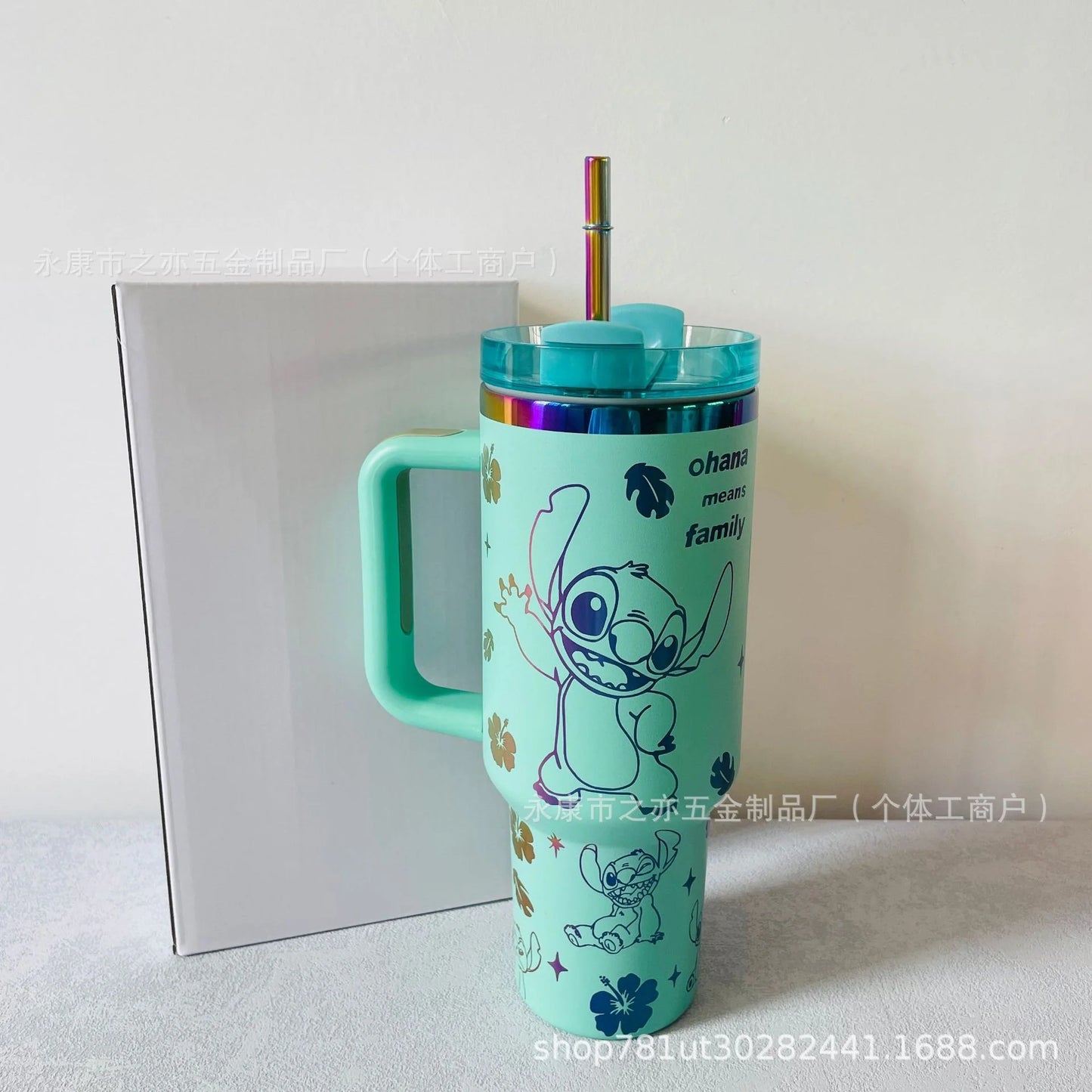 New Cute 40oz Stainless Steel Insulated Cup 1180ml 304 Stainless Steel Vacuum Insulated Car Coffee Cup Sports Outdoor Travel