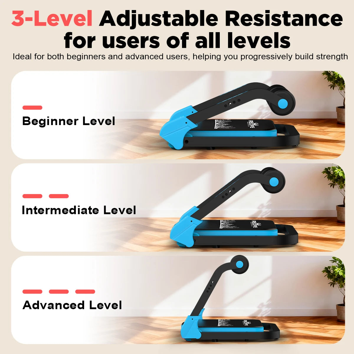 Relife Adjustable Core Training Machine Sit up Exercise Equipment Automatic Rebound Home Gym Foldable Portable Fitness Equipment