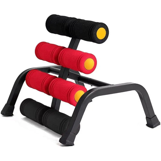 Back Stretcher with Massage Roller for Pain Relief, Supports Up to 400 lbs